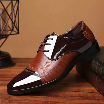 REETENE Fashion Business Dress Men Shoes 2020 New Classic Leather Men'S Suits