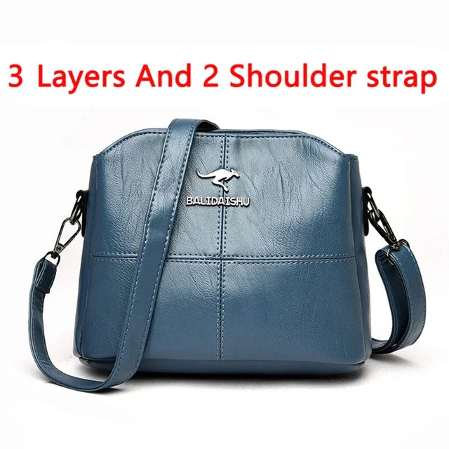 Women Embroidery Tote Bag High Quality Leather Ladies Handbags