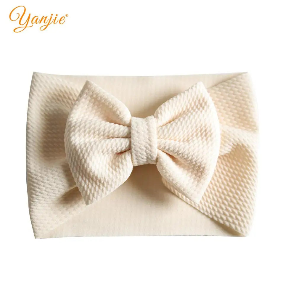 YANJIE 2023 New Turban Fashion 5'' Hair Bows Headband