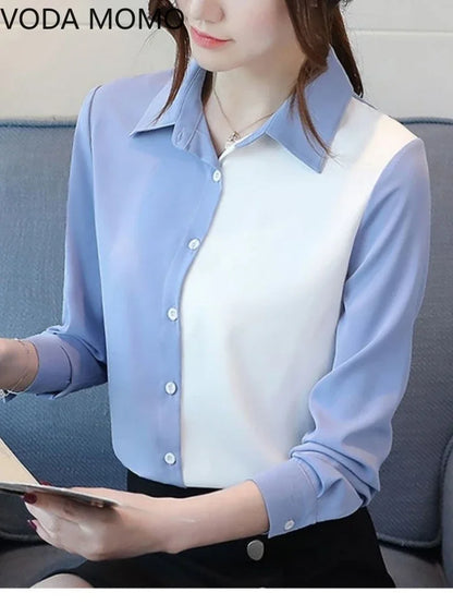 Blusas Mujer De Moda Summer Top Female Women Shirts Women's White Elegant Shirt