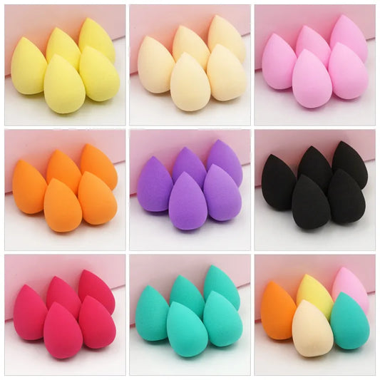 5pcs Mini Beauty Egg Makeup Blender Cosmetic Puff Dry and Wet Sponge Cushion