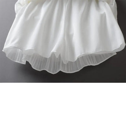 Summer Women Elasticity Waist Mini Skirt Casual Cake Skirts Pleated Skirts