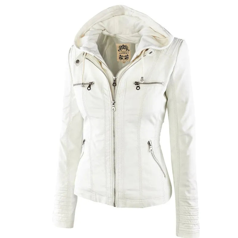 Winter Faux Leather Jacket Women Casual Jackets Waterproof  male Ropa De Mujer