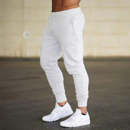 Custom Logo Workout Gym Wear Jogger Pants for Men Drawstring Sweatpants Slim