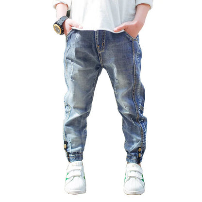 Teen Boys Jeans Spring Jeans for Boys Pants Fashion Children Clothing