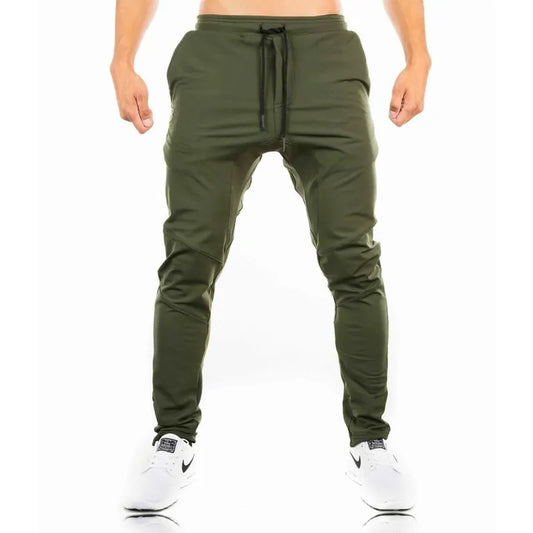 Casual Pants Men Joggers Cotton Sweatpants Gym Fitness Workout Skinny Trousers