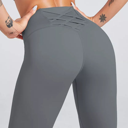 Fitness Lycra Push Up Leggings High Waist Stretch Leggings