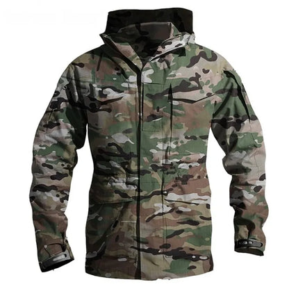 M65 Military Tactical Jackets Men Waterproof Windbreaker Jacket Male Hooded