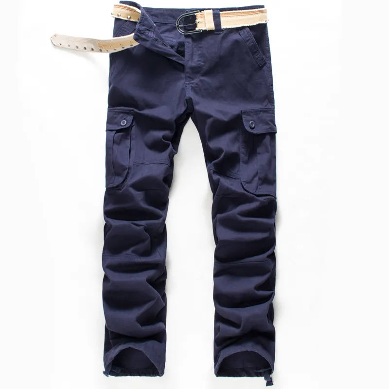 BOLUBAO New Men Cargo Pants Men Multi Pockets Pants