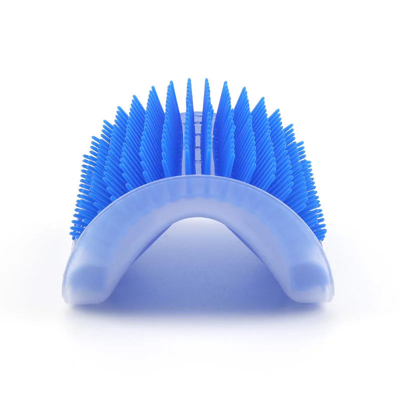 Corner Pet Brush Comb Play Cat Toy Plastic Scratch Bristles Arch Massager