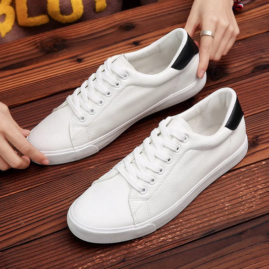 Spring Summer Shoes Men Sneakers Casual Soft Leather Men Shoes Brand Fashion