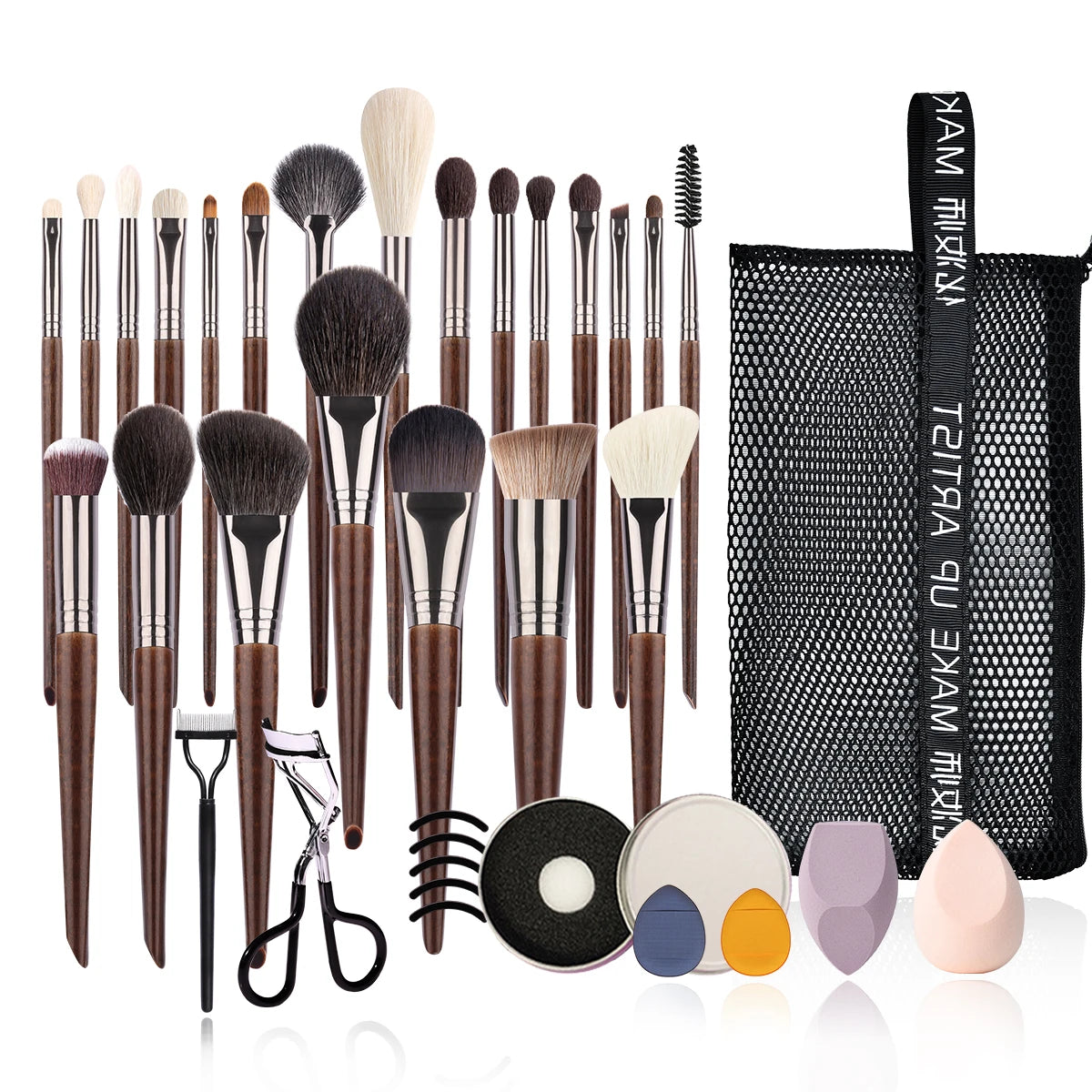 OVW Natural Makeup Brushes Set Eyeshadow Make Up Brush Kit for Makeup