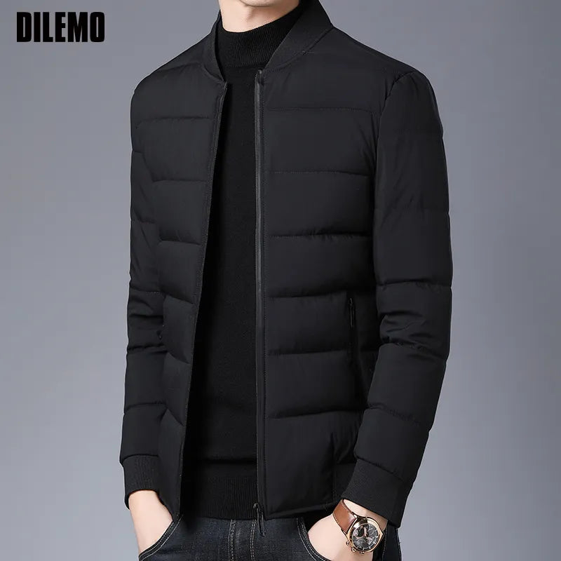 DILEMO Thick Parkas Winter Fashion Brand Jackets Men Padded Jackets Streetwear