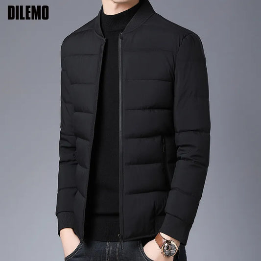 DILEMO Thick Parkas Winter Fashion Brand Jackets Men Padded Jackets Streetwear