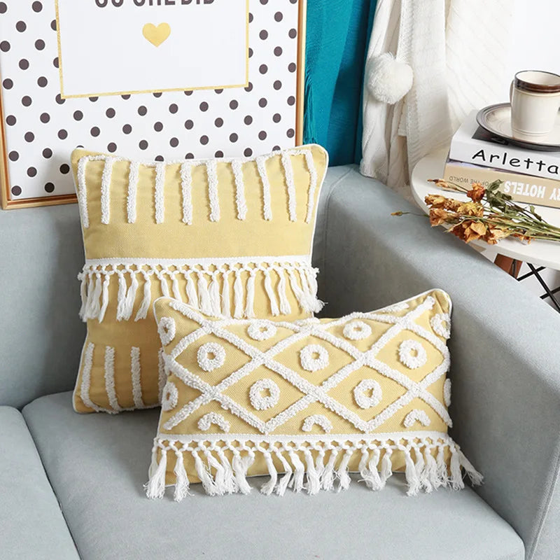 Innermor Boho Tufted Cushion Cover for Home Decorative 45*45cm, 30*50cm Cushion