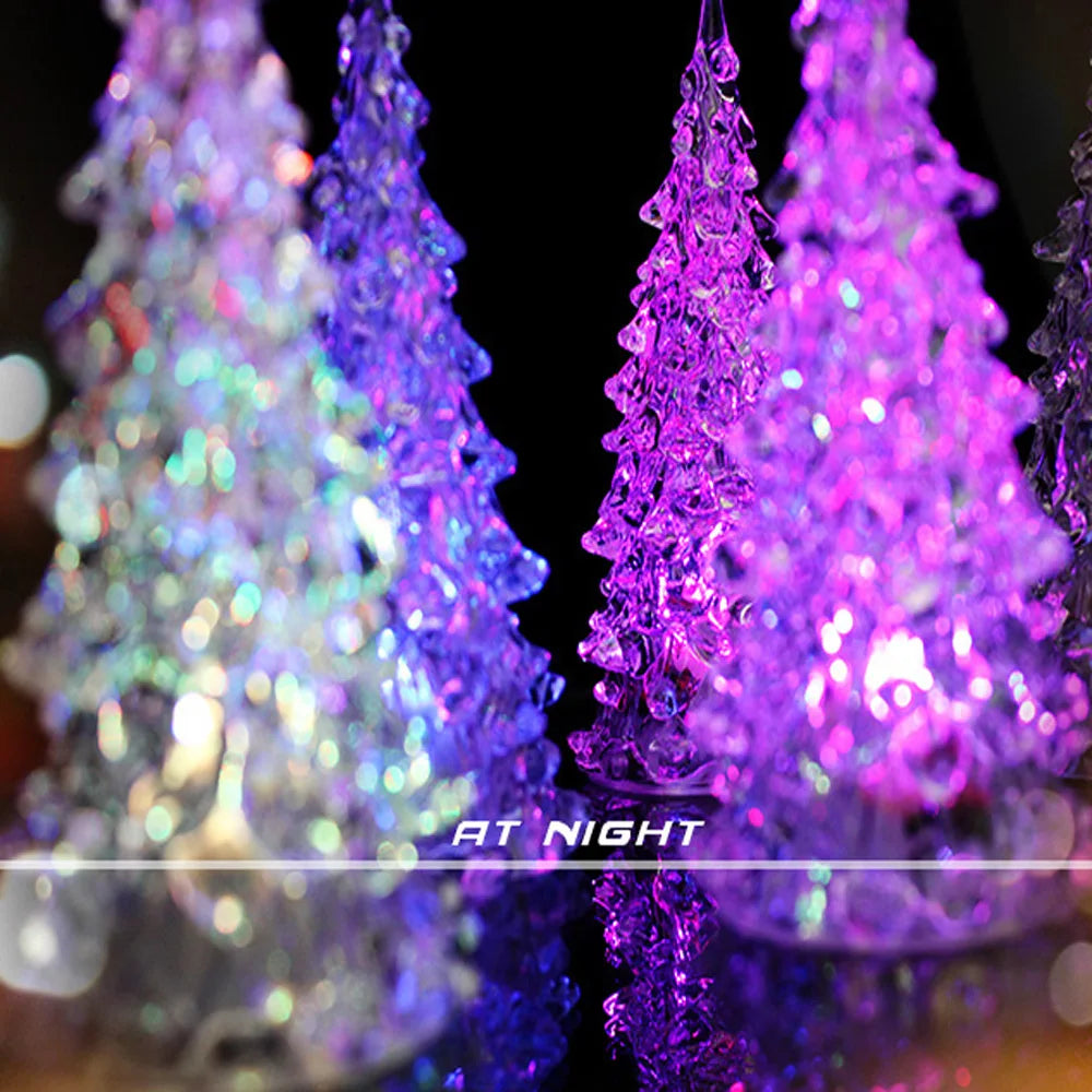 LED Light Crystal Acrylic Artificial Christmas Tree