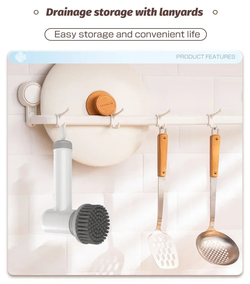 Xiaomi Wireless Electric Cleaning Brush Housework Kitchen Dishwashing Brush