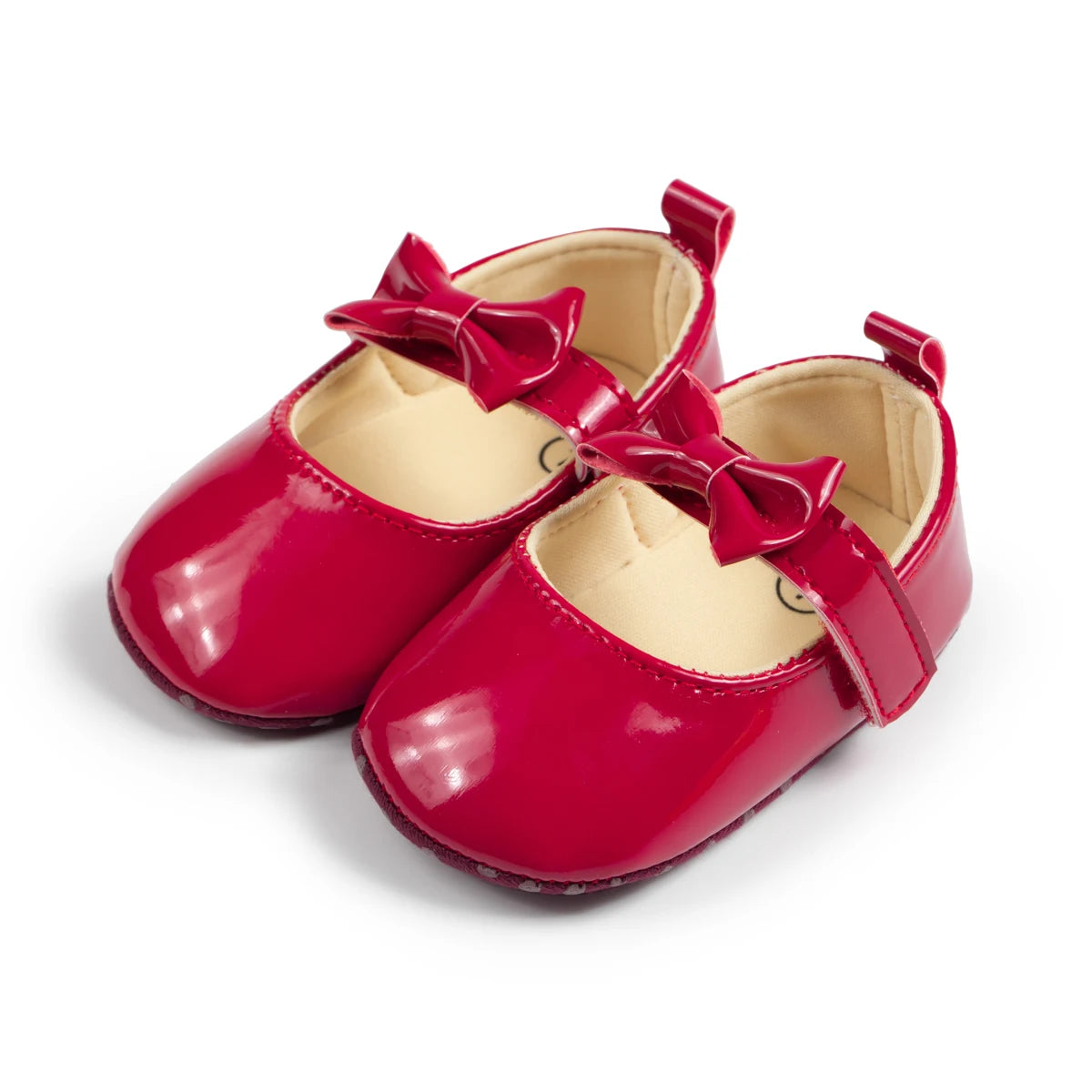 KIDSUN Classic Bowknot Baby Girls Shoes Infant PU Anti-Slip Princess Dress