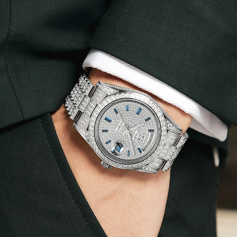 【START】Men's Automatic Mechanical Watch Diamond Watch Swiss Quality