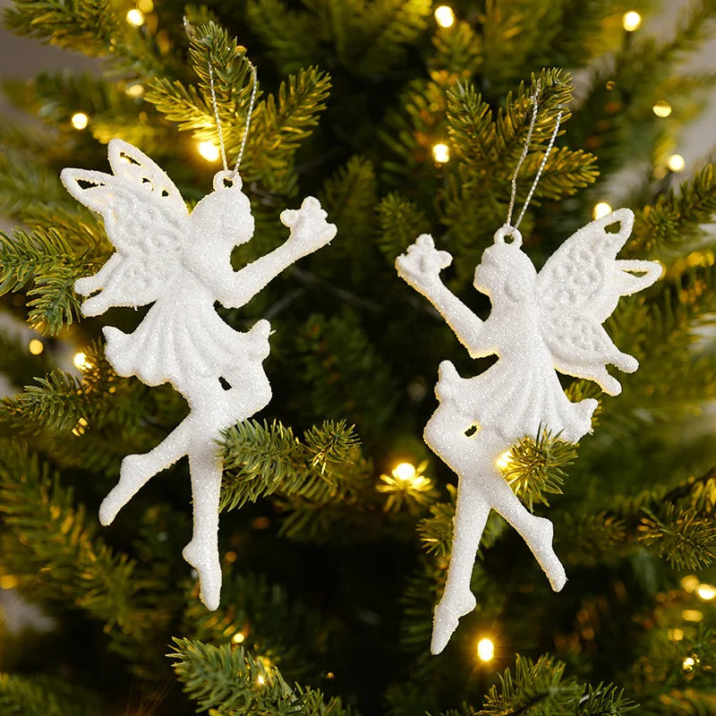 New Year 2024 Gifts Christmas Ornaments Navidad Tree Hanging Pendants Snowflake