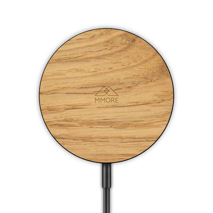 MagSafe BLACK Wireless Charger - Wood