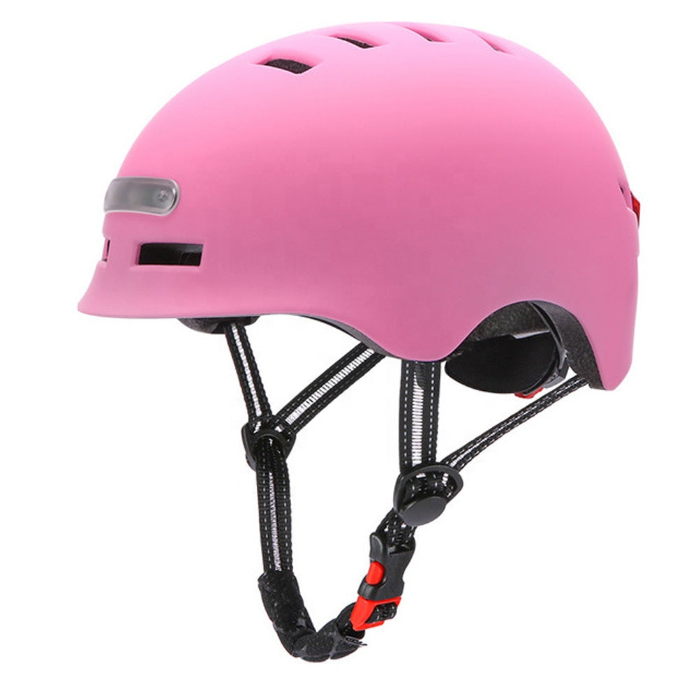 Safety Helmets for Electric Scooter Spare Parts Helmet With LED Flashing Light