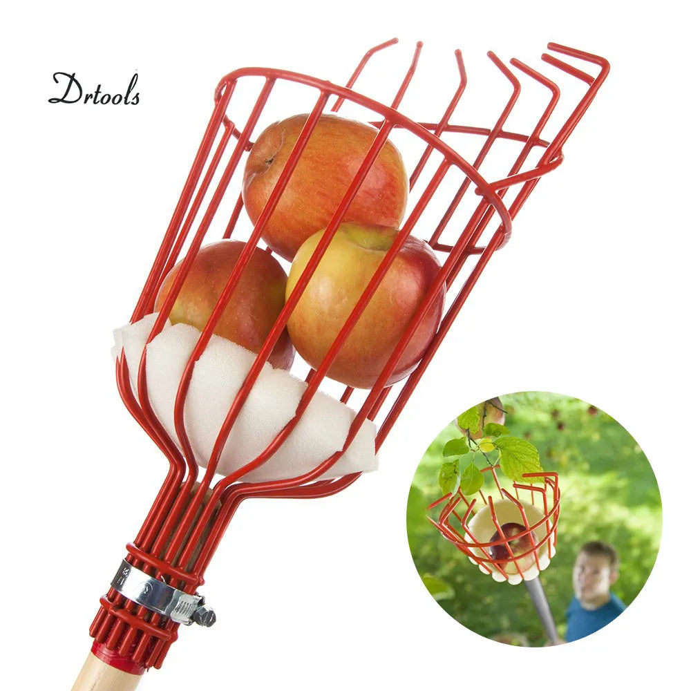 Garden Tools Metalic Fruit Picker Gardening Fruits Collection Picking Head Tool