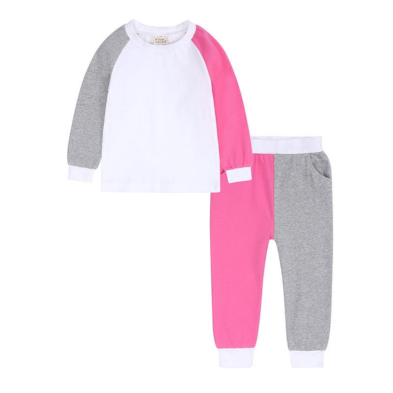 Wholesale Toddler Boys and Girls Autumn Pajamas Sleepwear for Kids Clothes