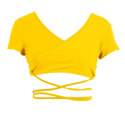 2023 Summer Solid v Neck T Shirts Women Short Sleeve Short Tops Crop Tops