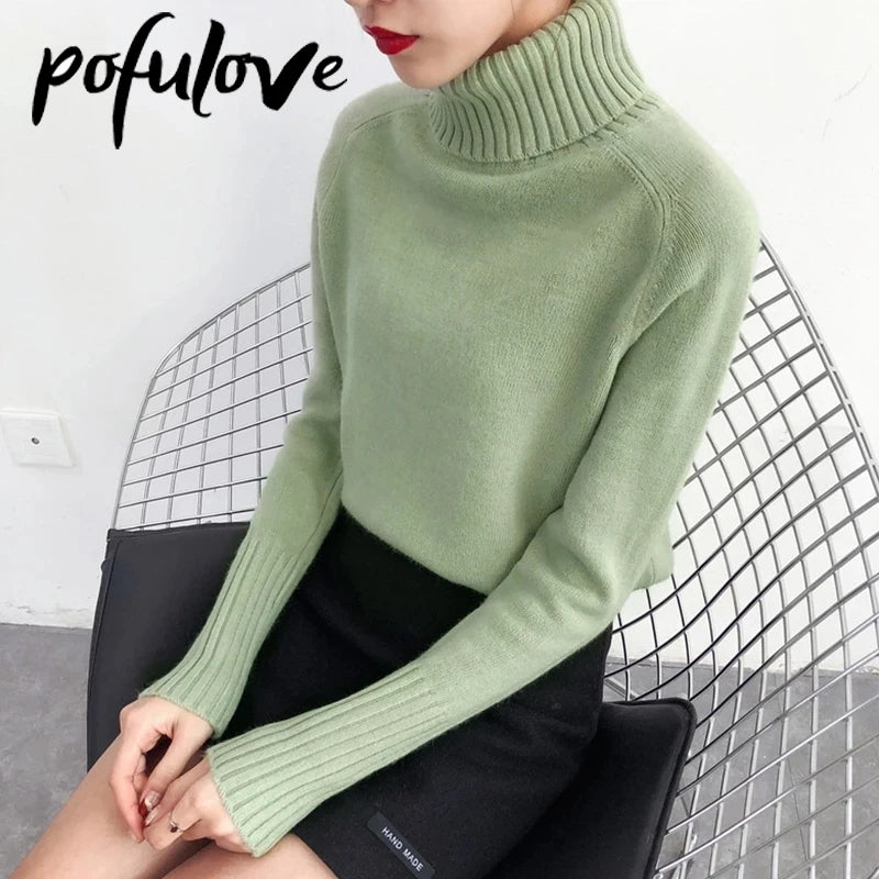 Women's Sweater Turtleneck Trending Sweater 2023 New Fashion