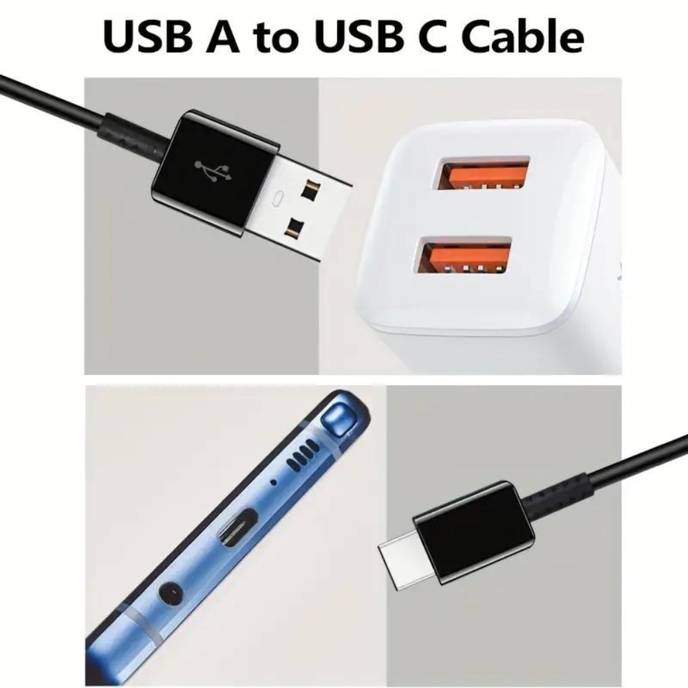 2x 3FT Usb-C Charging Data Cable