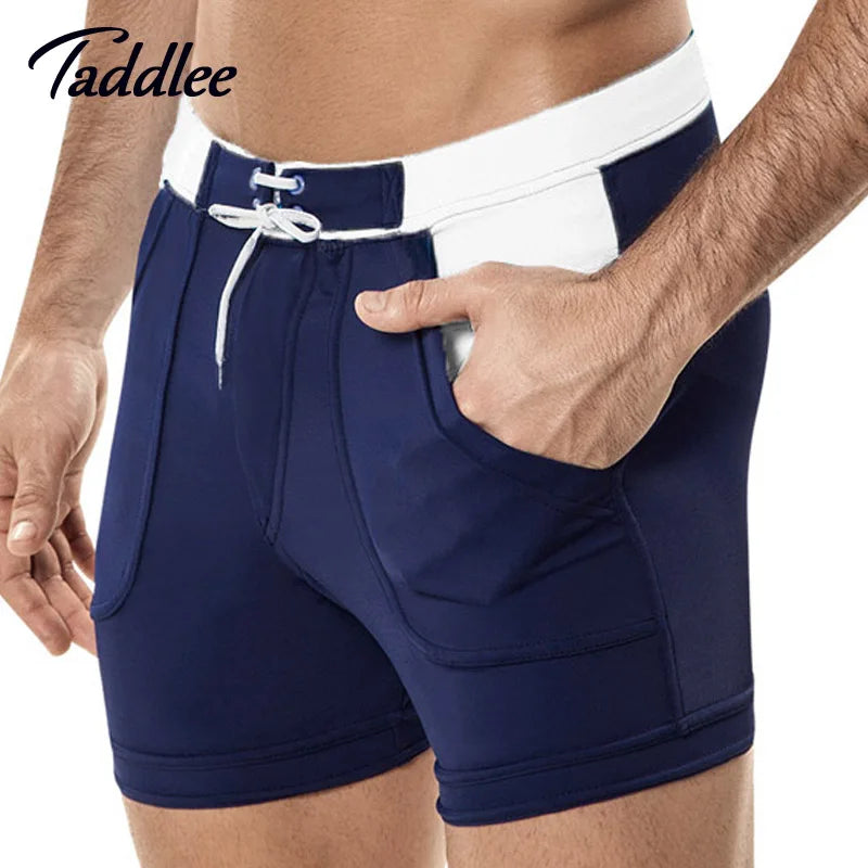 Taddlee Brand Man Men's Swimwear Swim Beach Board Shorts Swim Trunks Swimsuits