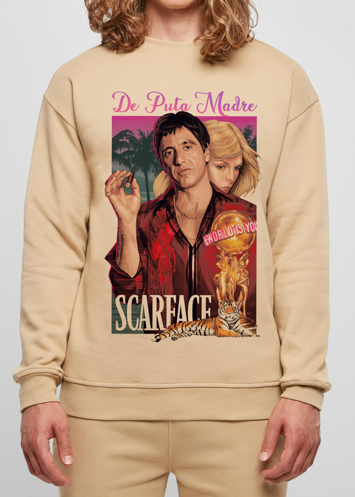 Men's Sweatshirt Design Scarface