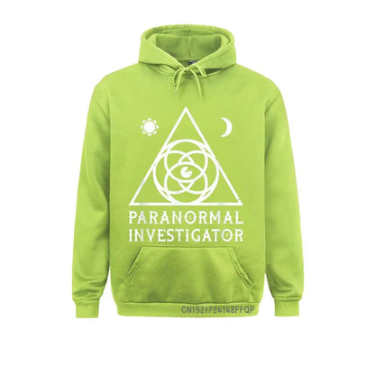 Funny Paranormal Investigator Ghost Hunter Hoodie Pullover Funny Long Sleeve