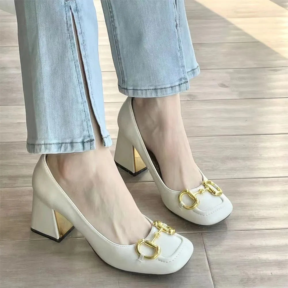 Ladies Dress Shoes 2023 New Summer Fashion Women Shoes Sandals Closed