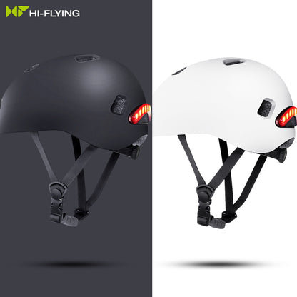 Adults Bicycle Helmet With LED Light Cycling Smart Safety Helmet Head Protector