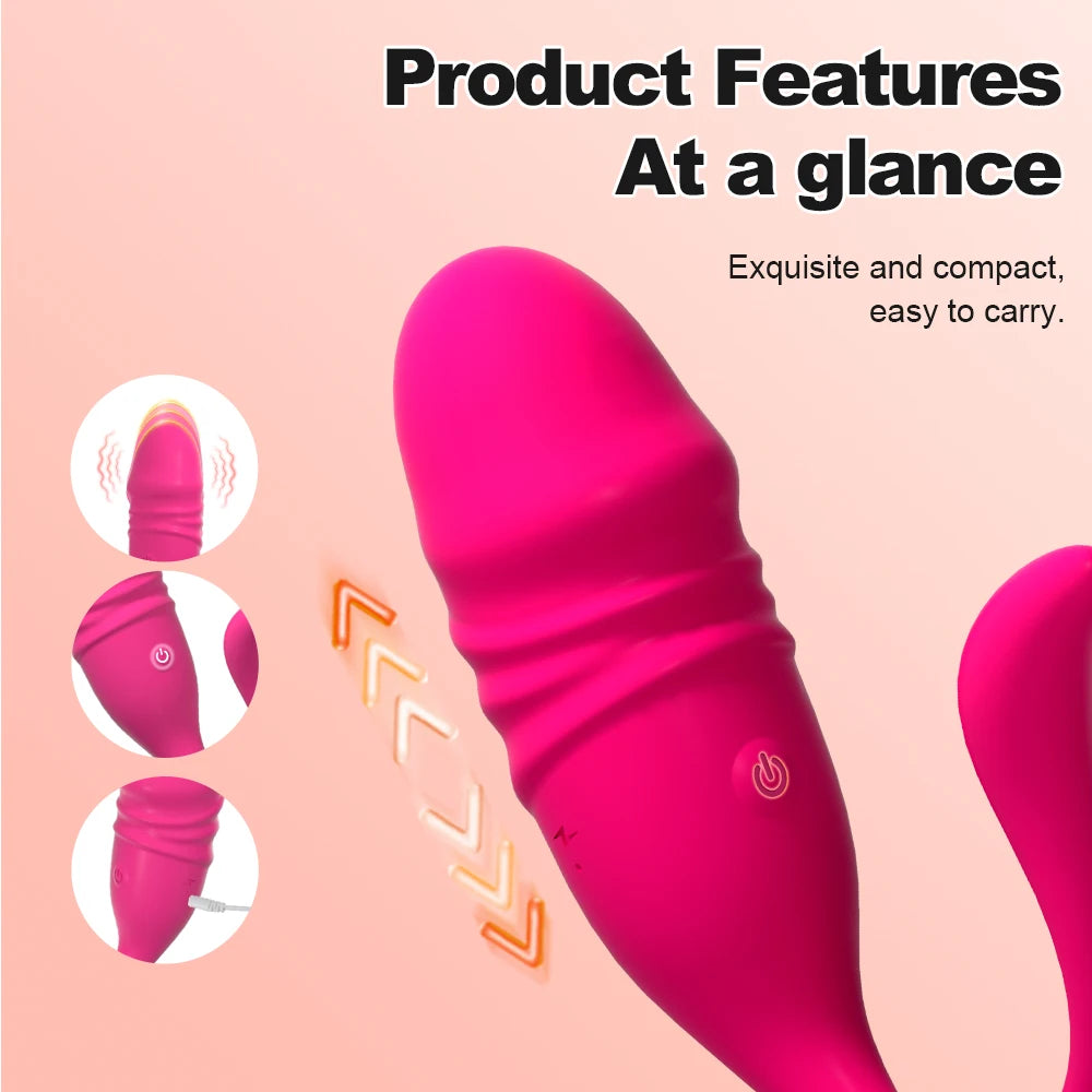 APP Control Vibrator Female Wireless Telescopic Vibrating Egg G Spot