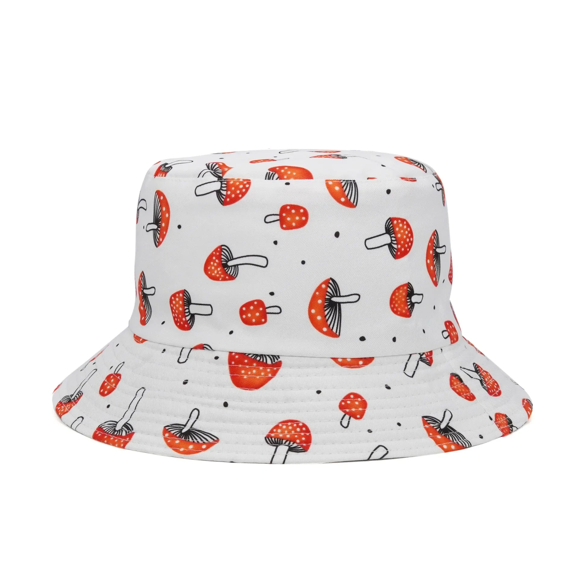 2024 New Summer Graffiti Bucket Hat for Women Men Skull Floral Outdoor Hat