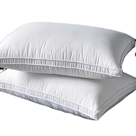 Certificated White Goose Feather Pillow Duck Down Pillow