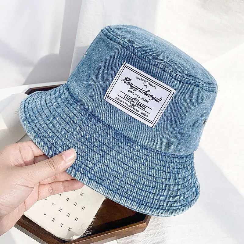 Cowboy Denim Bucket Hats Women Hat Men Hat Panama Outdoor Hip Hop Hat Girl