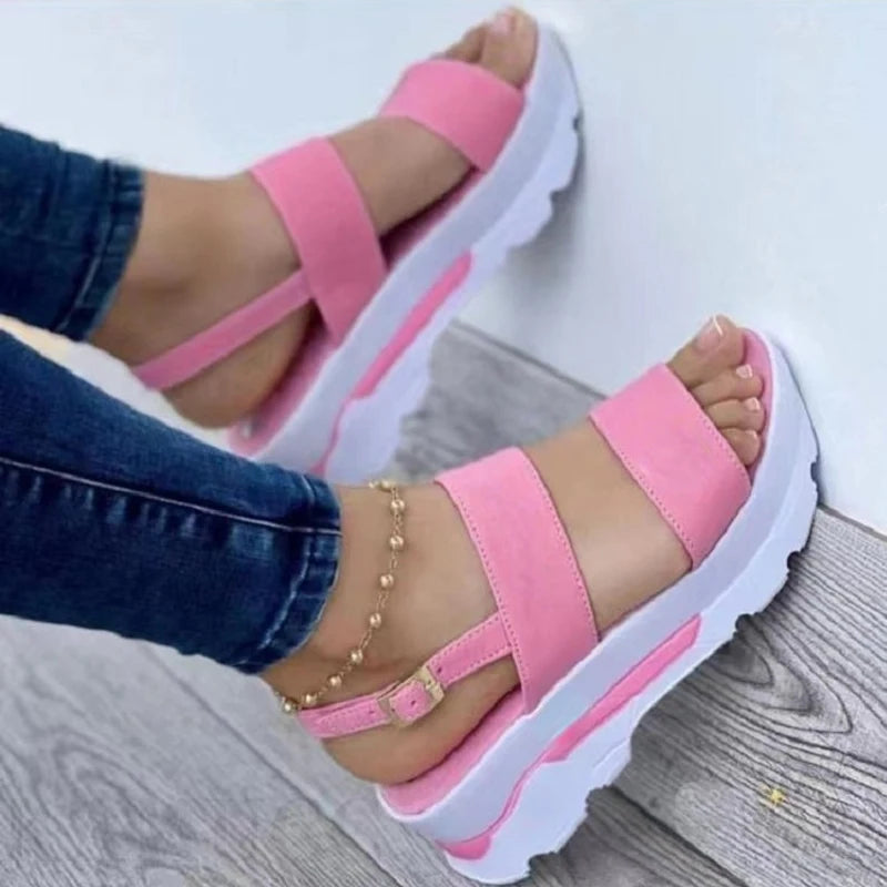 Women Sandals Lightweight Heels Sandals Summer Shoes for Women Wedge Slipper