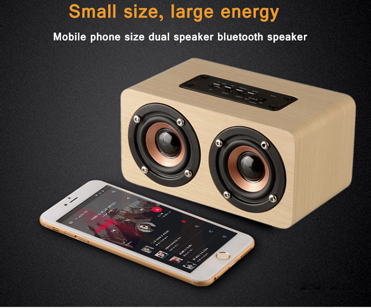 W5 Custom Hifi Wooden Wifi Speakers Bass Smart 5.1 BT Wood Wireless Speaker