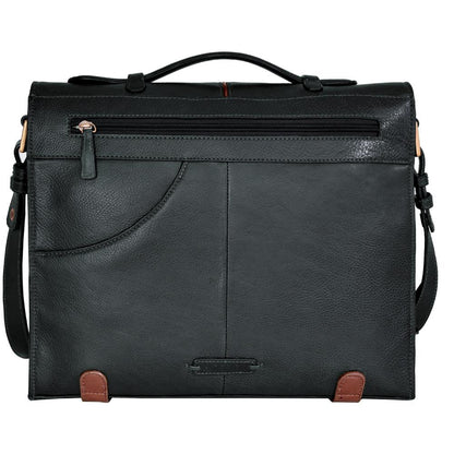 Eton 15" Laptop Compatible Leather Briefcase