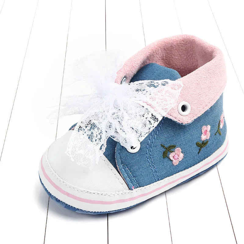 Baby Girls Princess Shoes Spring Autumn Cute Butterfly Crown