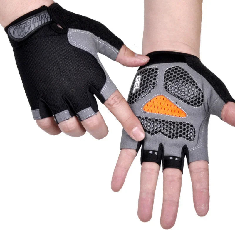 Anti-Shock Sports Gloves Weightlifting Fitness Training Non Slip Palm Protector