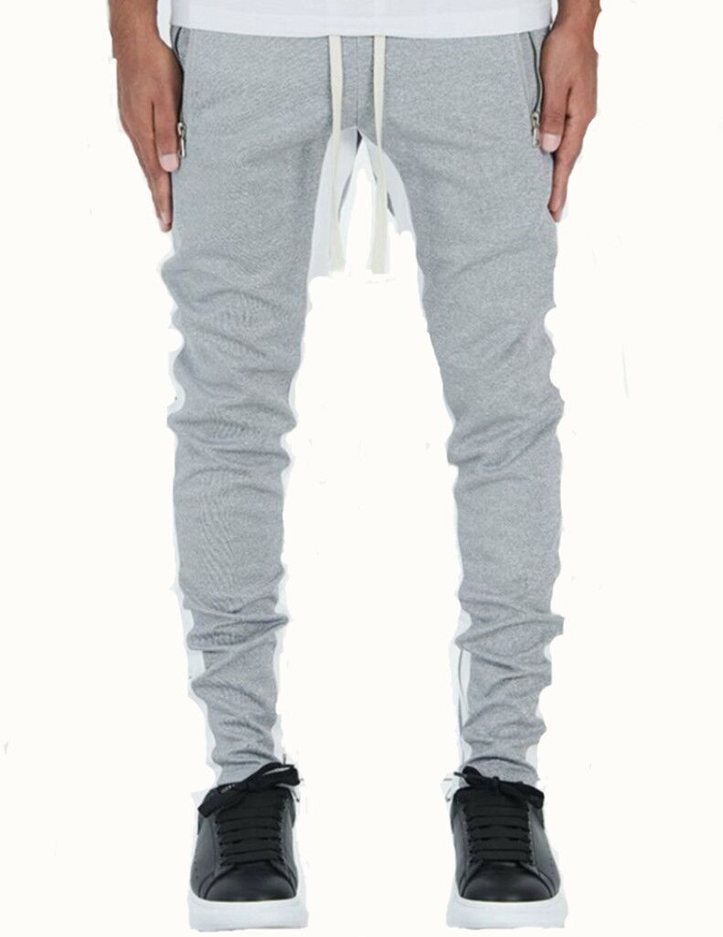 Mens Joggers Casual Pants Fitness Men Sportswear Tracksuit Bottoms Skinny