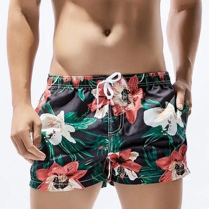 SEOBEAN Mens Board Swim Shorts Men Beach Swimming Suit Bermuda Surf Short