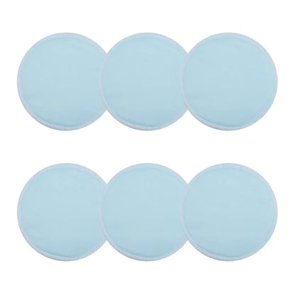 6PCS Soft Bamboo Reusable Washable Breast Liners Milk Care Nursing Pads