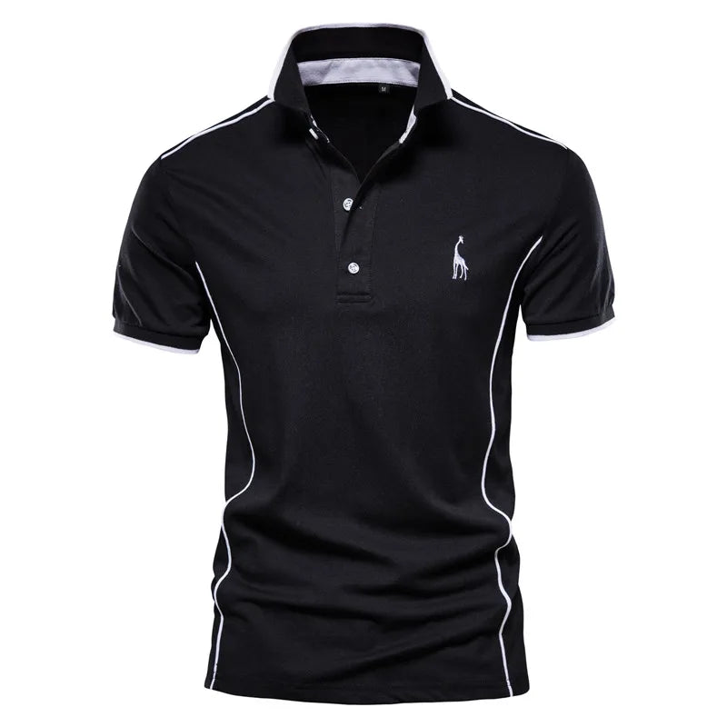 New Summer High Quality Men Polo Shirts Casual Business Social Short Sleeve Mens