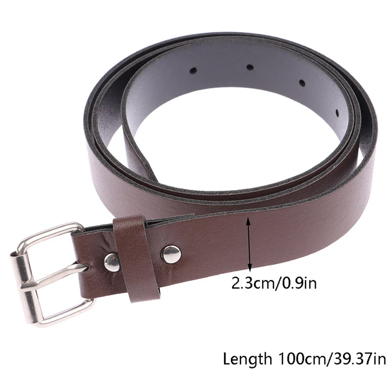 100cm Kids Belt PU Leather Ceinture Enfant Waist Belt Straps Boys Girl Children